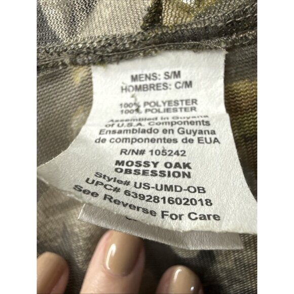 Mossy Oak Ghillie Suit Mens Small Medium Underbrus Full Zip Hoodie Pants Hunting - Picture 8 of 8